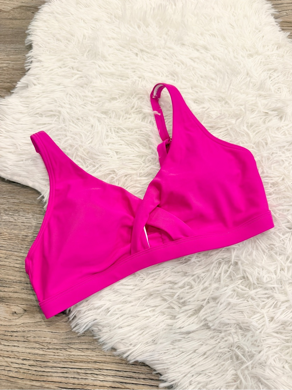 Beach Party Bikini Top Magenta Hot Neon Pink Barbie Small